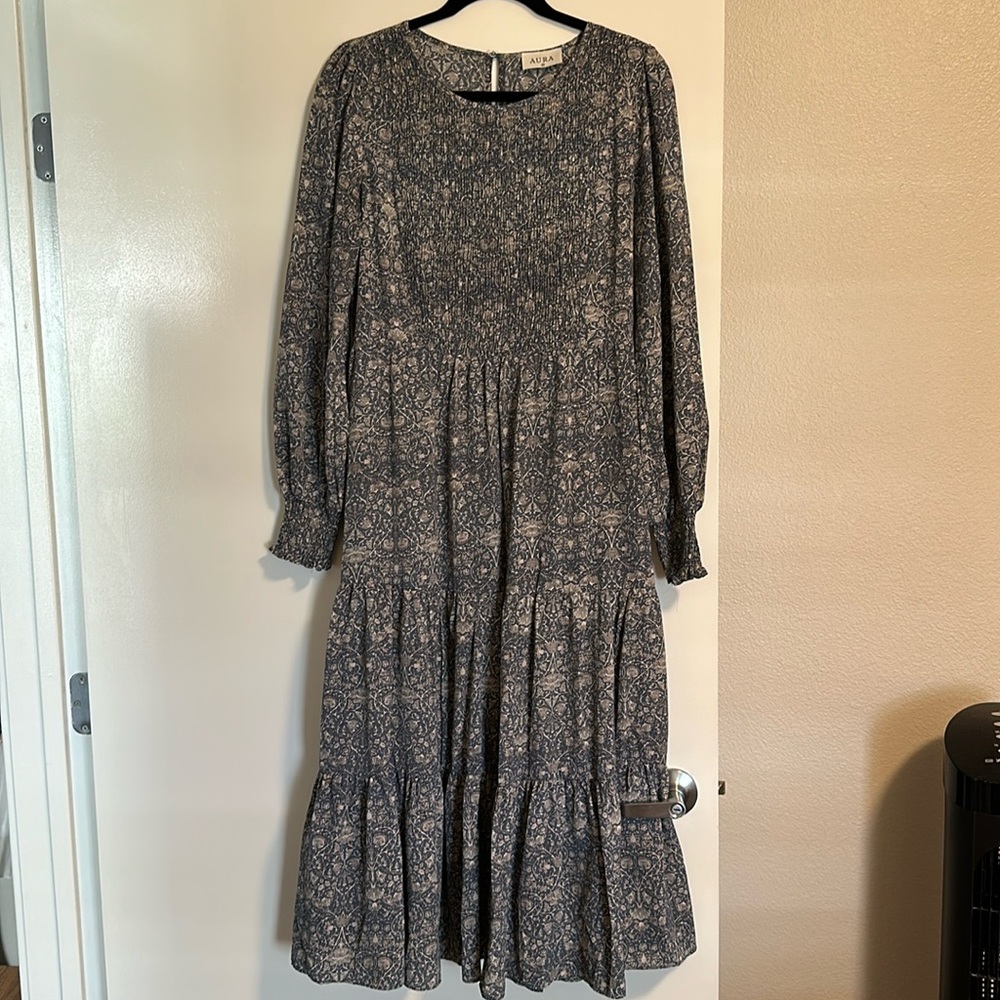 Red Dress Boutique Long Sleeve Midi Dress